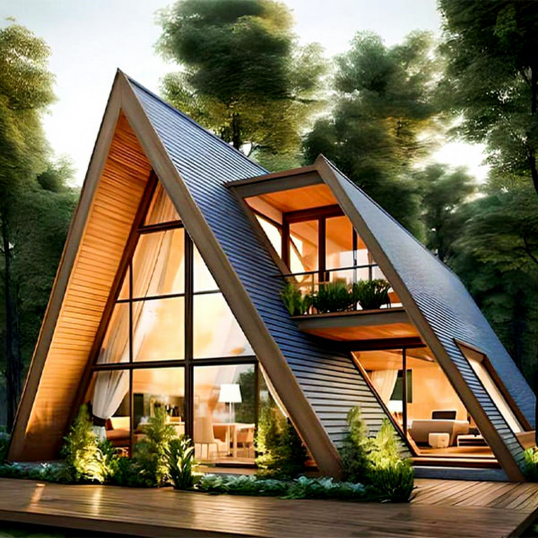A-Frame Tiny Home 1